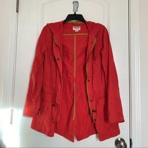 Mossimo Supply Co Women’s Red Anorak Hooded Jacket